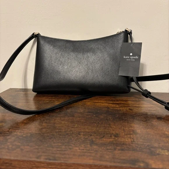 Authentic Kate Spade black Sadie Crossbody Bag, NWT - Picture 3 of 5